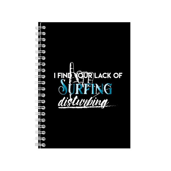 Surfing Notebook Surfer Gift Idea Writing Book Notepad Pad 34