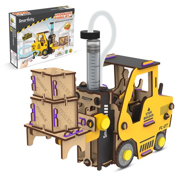 Smartivity Hydraulic Forklift DIY STEM Construction Toy