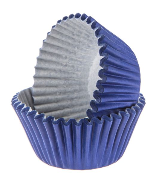 Cupcake Cup Liners Cases - Navy Blue - 10.5cm - 100-Piece