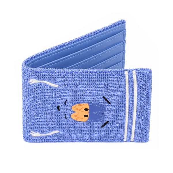 Cartoon Embroidered Wallet Foldable Short Billfold Coin Purse