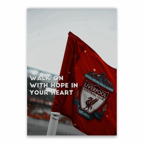 Walk On With Hope In Your Heart Poster - A1