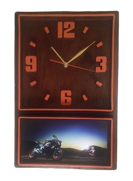 Retro Box Clock (Orange) Repsol Racing (42)