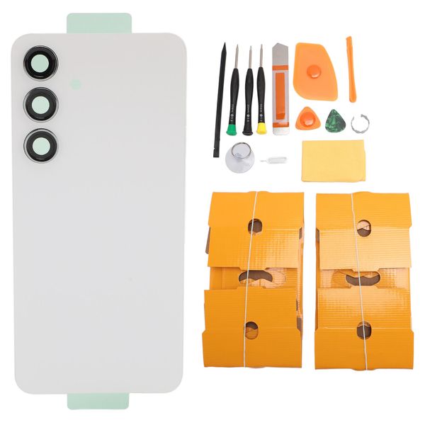 Compatible With Galaxy S24 Back Glass White w/Tools