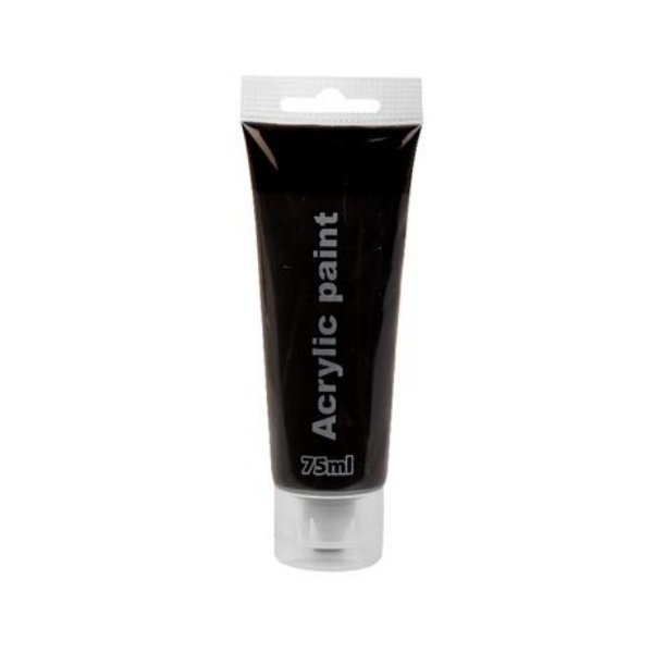 SD Paint- Black Acrylic Paint - Pack Of 3