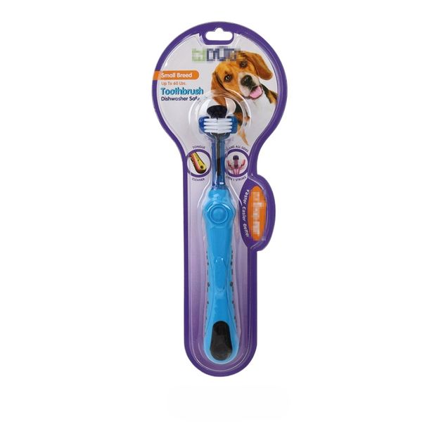 Pet Three-Head Toothbrush