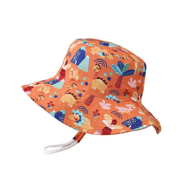 Red Boys Dinosaur Bucket Hat