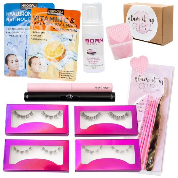 Glam It Up Girl All-in-One Eyelash Extension Starter Kit