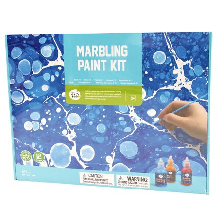 Jar Melo 12 Colors Marbling Paint Kit, Water Art Paint Set, Non-Toxic, Painting on Water, Creative Arts Kits