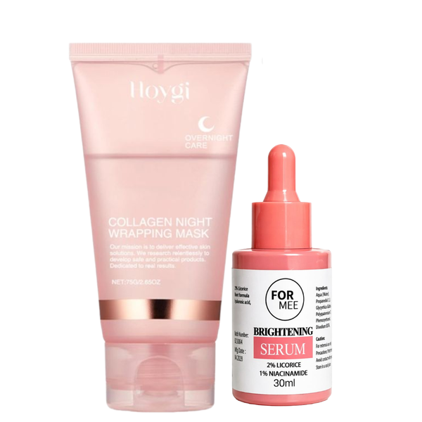 Hoygi Collagen Night Wrapping Mask &amp; FORMEE Brightening Serum