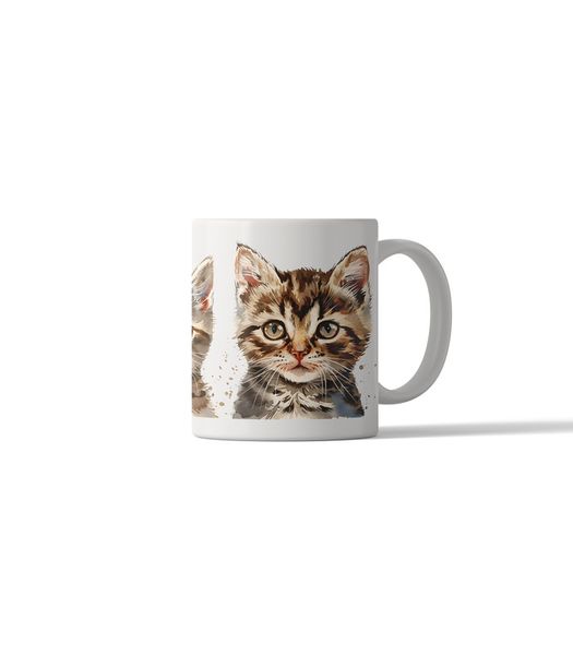 Cat Portrait 11oz DSG96 Printed Coffee Mug Gift