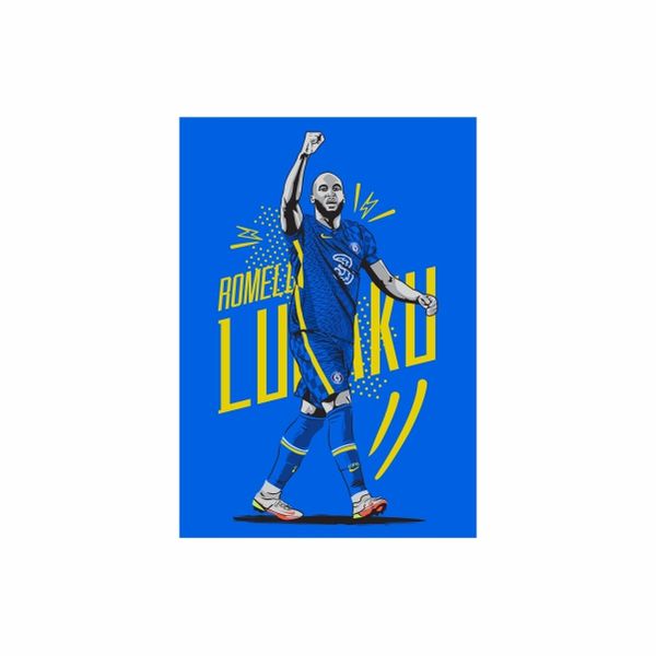 Romelu Lukaku Blue - A1 poster
