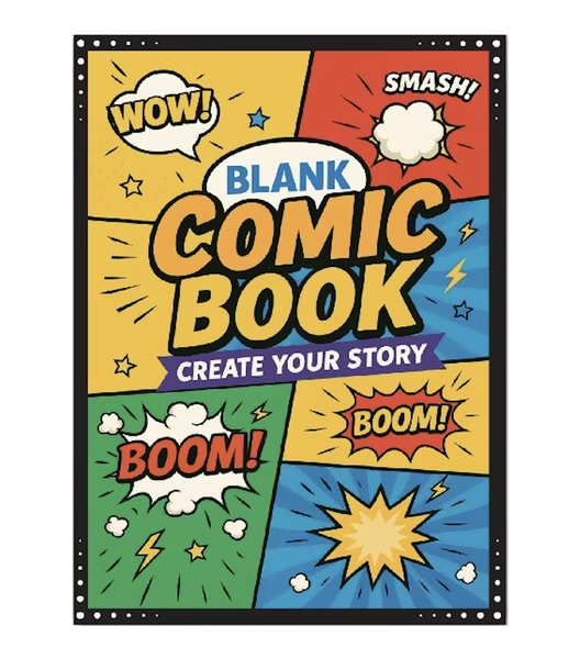 Stationery 30 Retro Diverse Blank Template Comic Book For Painting Talent
