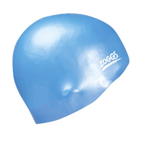 Zoggs Easy Fit Silicone Swim Cap L.Blue