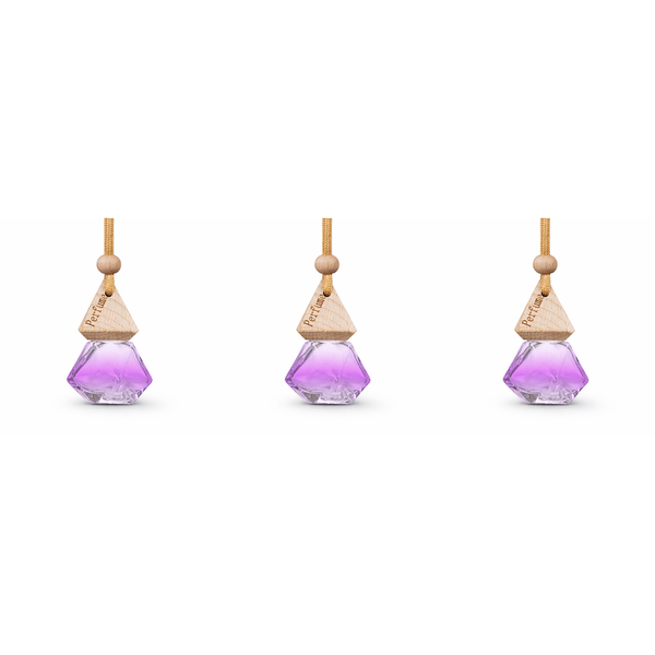 3 Pack - Luxury Hanging Car Perfume Diffuser - Purple