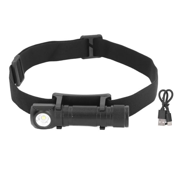 2 in 1 Rechargeable Headlamp 2000 Lm 6 Modes IP65 Magnetic Detachable