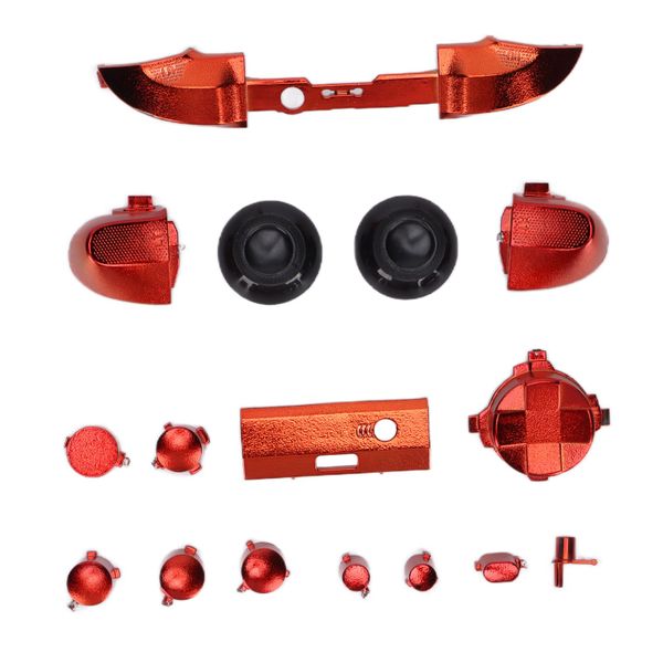 Electroplated Button Set Red Compatible with Xbox Series X