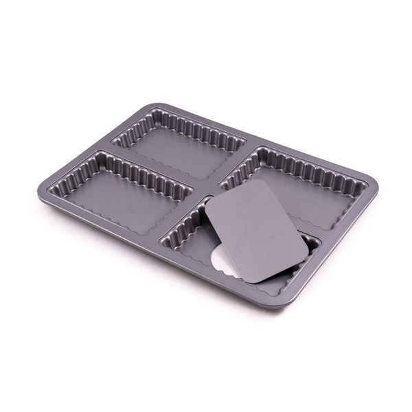 Patisse Mini Quiche Tin 4 in 1 13x8cm