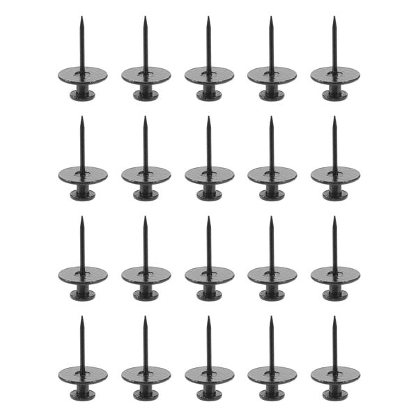Small Nails for Picture Hanging Double-Headed Picture Hangers(Black)