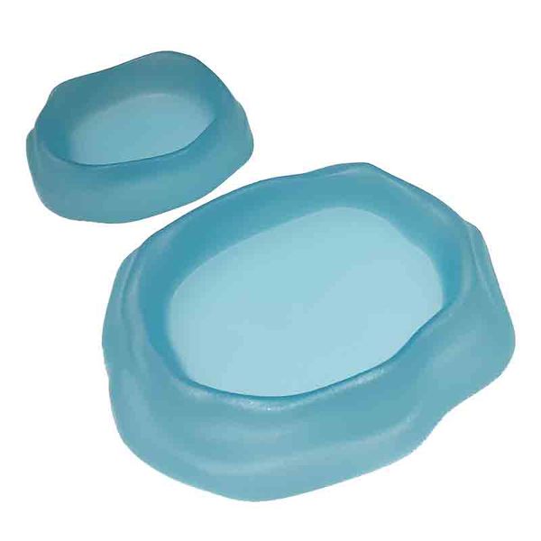 Reptile Food Water Double Dish Combination
