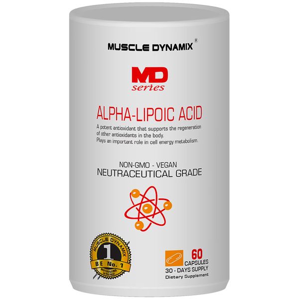 Muscle Dynamix Alpha - Lipoic Acid 60 Capsules