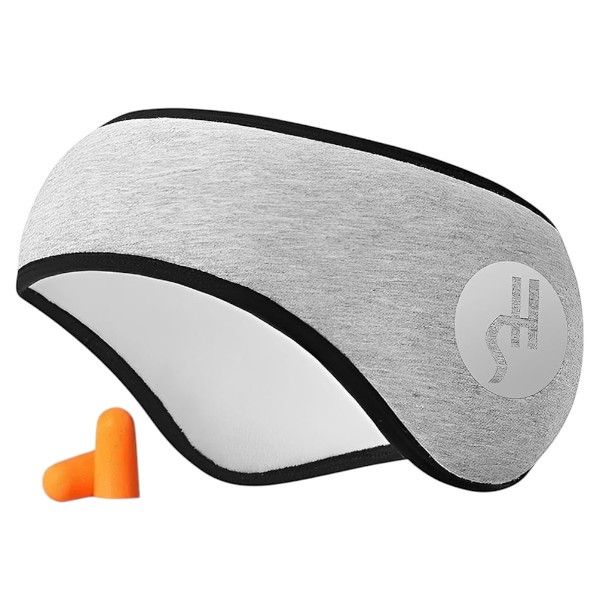 Sleeping Mask With Ear Plugs - Grey