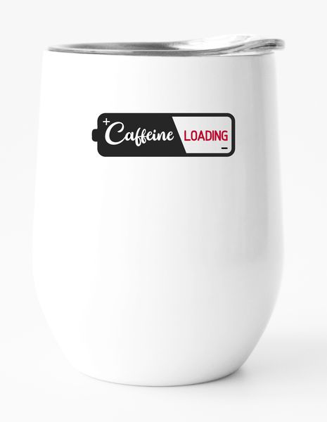 Stainless Steel Double Wall Tumbler: Caffeine Loading
