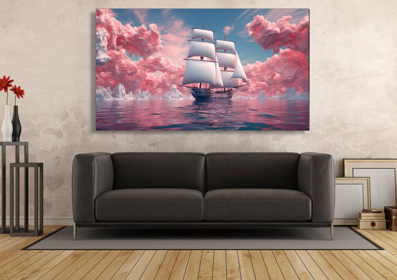 Canvas Wall Art - Nautical Dreamscape Abstract - IM0165