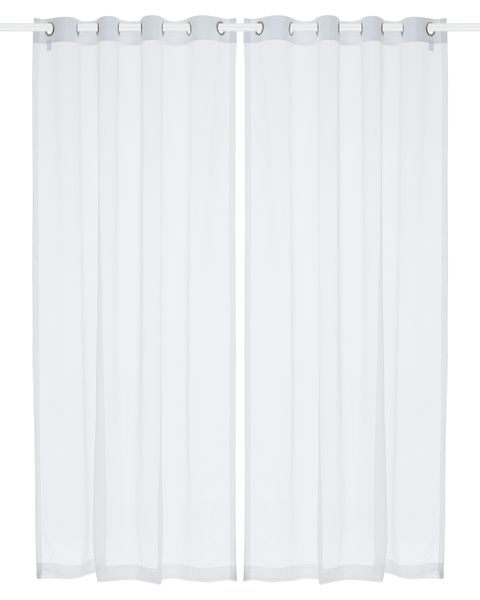 Design Collection Plain Voile Eyelet Curtain