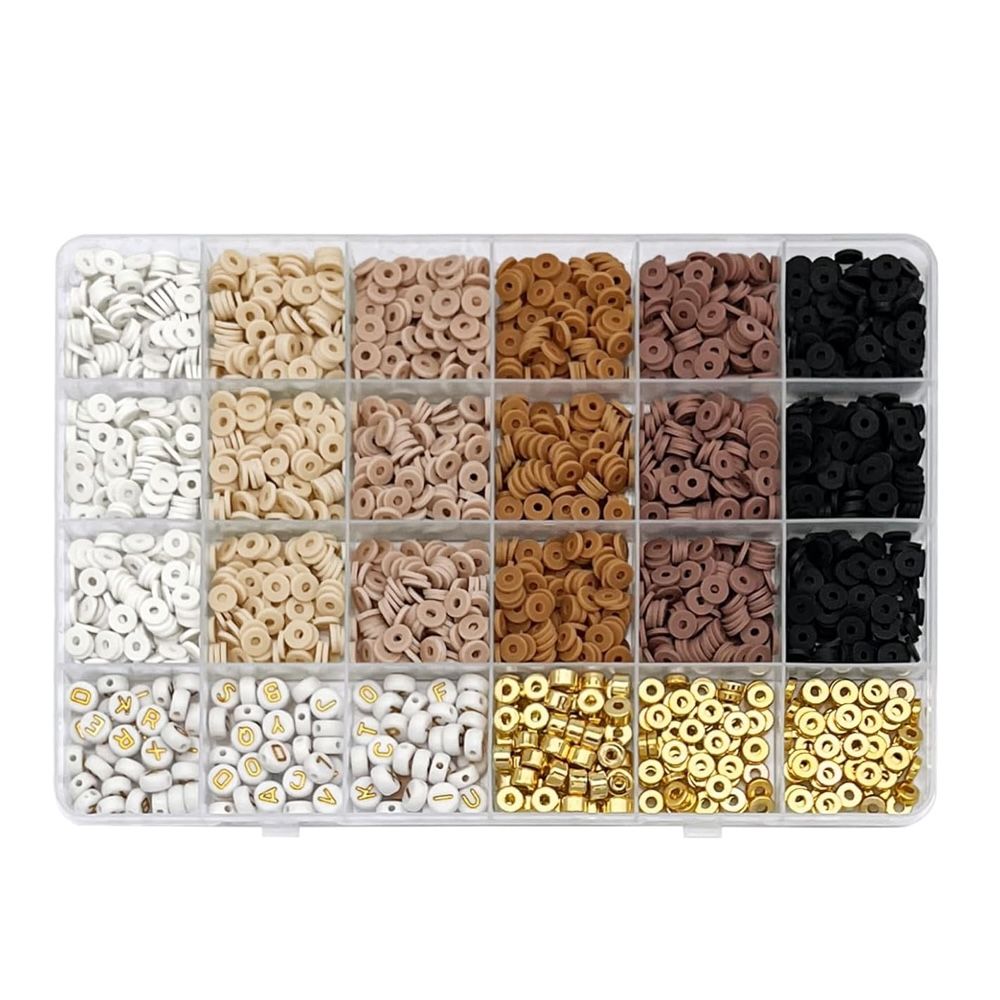 100x Mixed European Rhinestone Crystal Beads – Clay Spacer Rondelle, 10x7mm, Multicolor