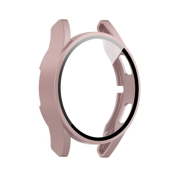 Protective case Compatible With Samsung Galaxy Watch 4 &amp; 5 44mm-Metal Pink