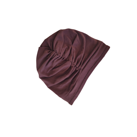 Pleated Scrunchie Chemo Cancer Headwear Cotton Stretch