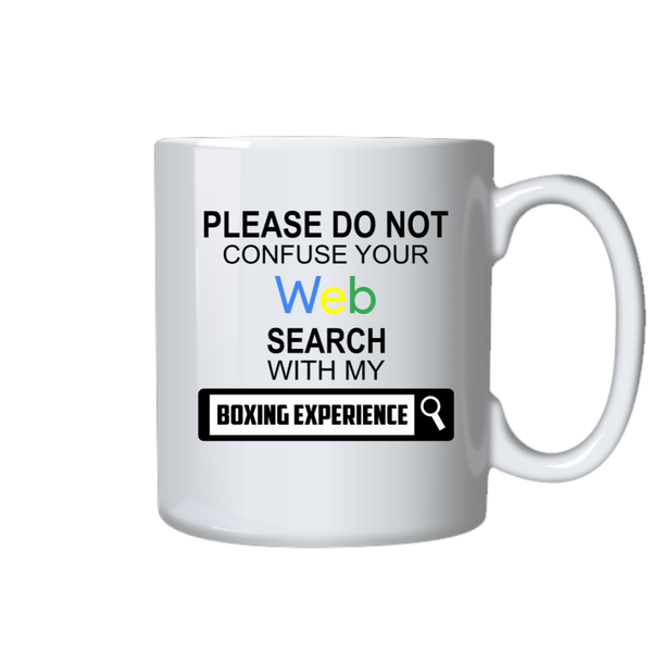 Web Coffee Mug Search With My Boxing Experience In Black