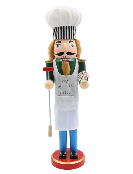Chef Wooden Nutcracker Figure - 38cm