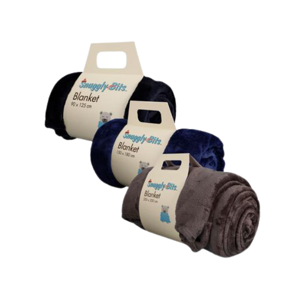 Snuggly Bits Blankets Assorted Fleece Blankets 90x125cm Shop Today