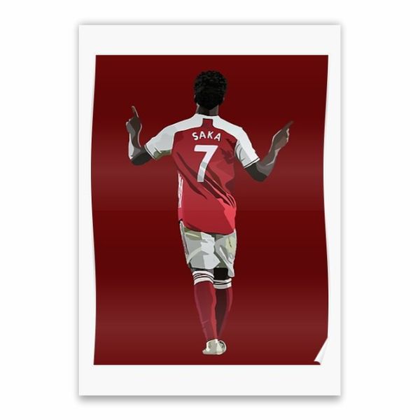 Bukayo Saka Arsenal Poster - A1