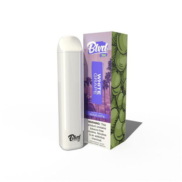 BLVD 3K Disposable Vape 8ml -3000 Puffs White Grape
