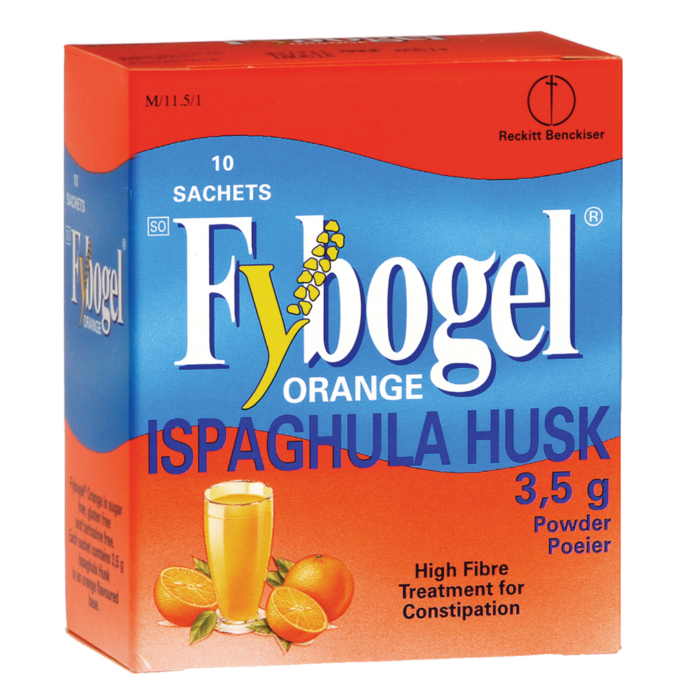Fybogel Orange 10 Sachets, High Fibre Treatment for Constipation Shop