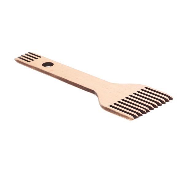 Wooden Weaving Comb Double Ended Ergonomic