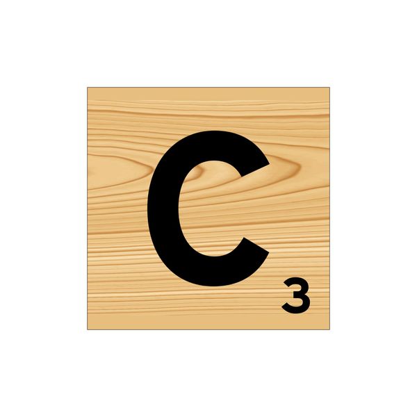 Scrabble Wall Art - C