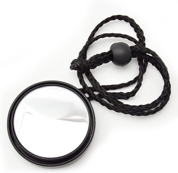 Portable Scuba Diving Panoramic Adjustable Rearview Mirror With Lanyard