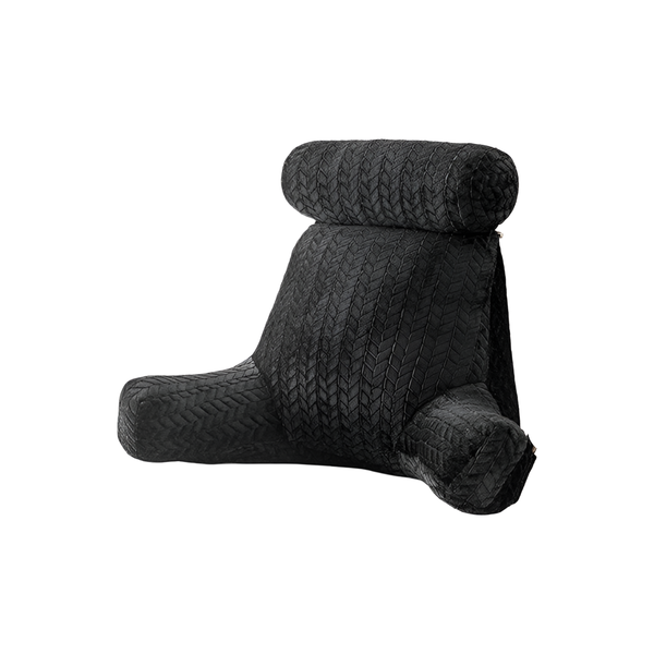 Multi-Use Reading Pillow - With Neck Support and Armrests for Bed or Couch