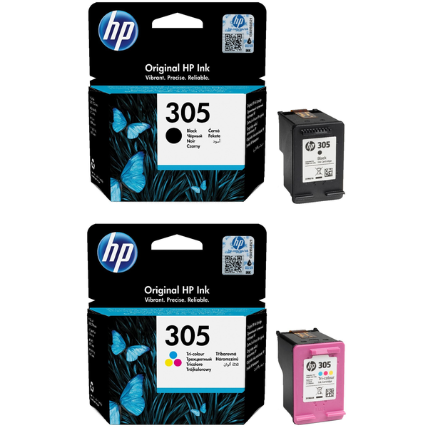 HP 305 Black &amp; Colour Combo Pack Ink Cartridge