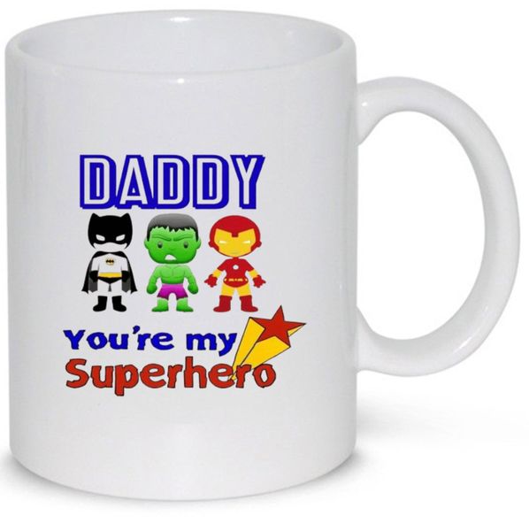 Daddy you my superhero v5 Mug