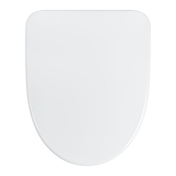 Toilet Seat H-1 Soft Close Hing White (1.7Kg) - 2 Pack