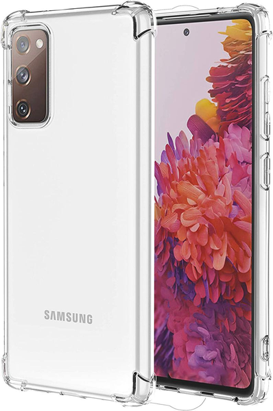 Clear Shockproof Protective Case for Samsung S21 FE - Anti-Burst Cover