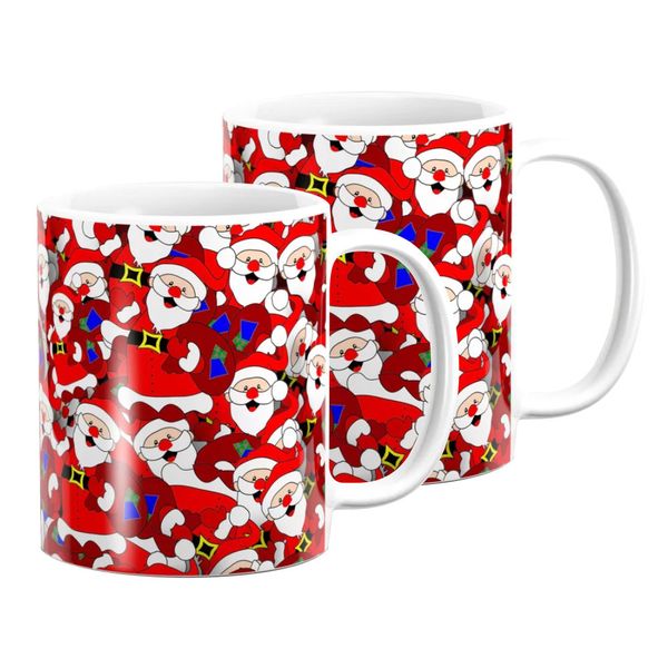 Mug Set - Santa Pattern image