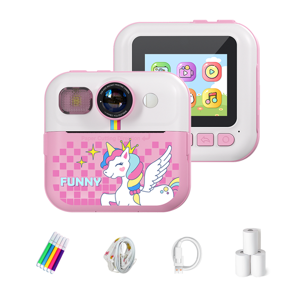 i-Play InstaPix Blue | Kids Instant Printing Camera - Pink