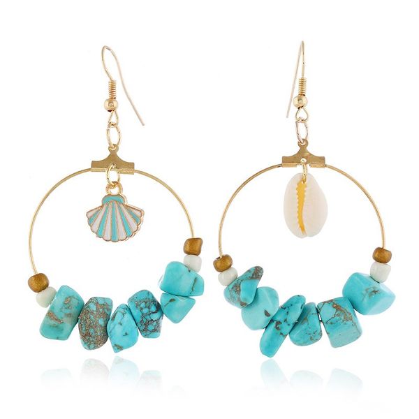 Sea Shell Feroza Earrings For Women | AW