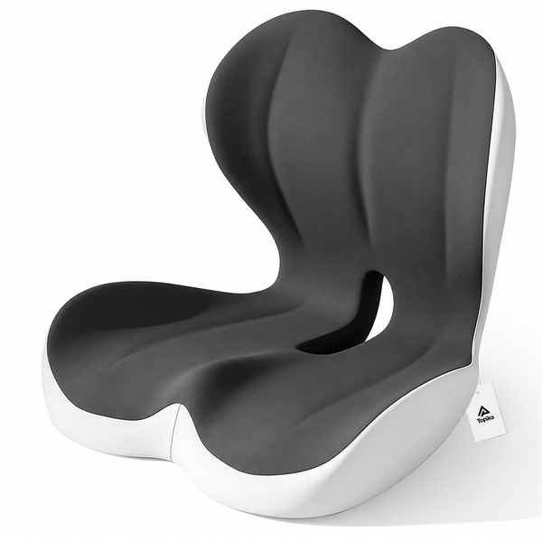 Topika Ergonomic Seat Cushion Memory Foam With Back Pillow For Office Chair