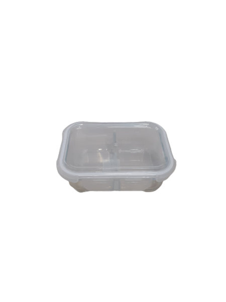 Glass Food Storage with Compartment